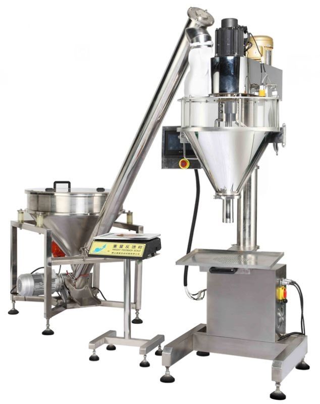 304 roestvrij staal auger vulmachine hoge precisie voor kruiden koffie melkpoeder