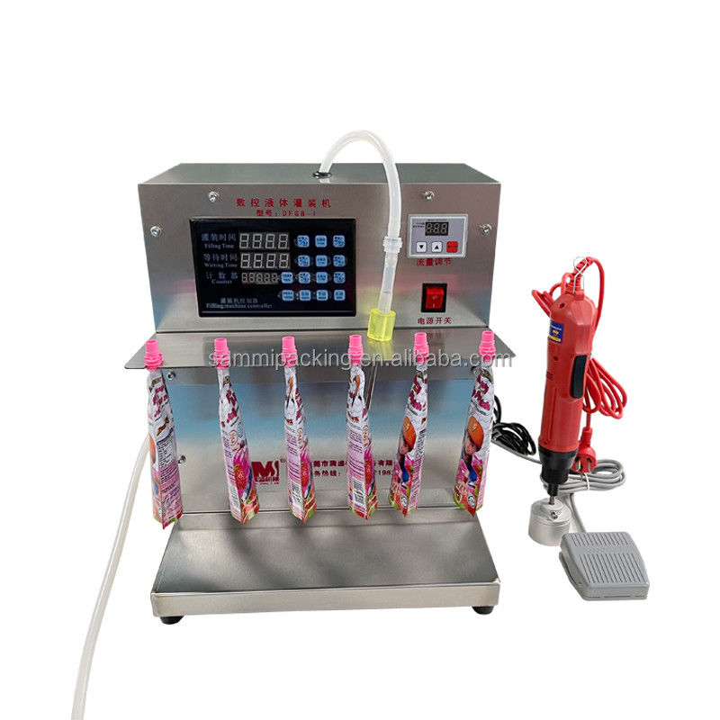 Verpakkingsmachine voor vloeistofvulling met spoelzak van 2000 ml