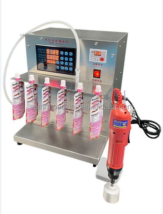 Verpakkingsmachine voor vloeistofvulling met spoelzak van 2000 ml