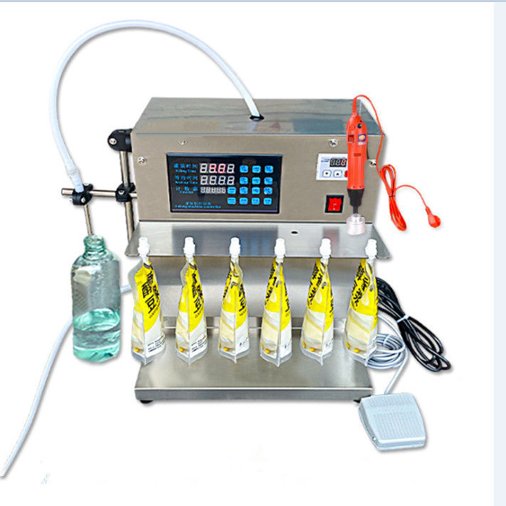 Verpakkingsmachine voor vloeistofvulling met spoelzak van 2000 ml