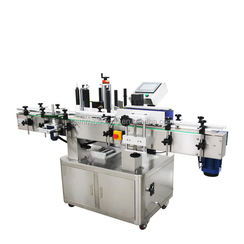 Kleefstof pot fles metalen kan etikettering applicator machine voor plastic fles etiketten