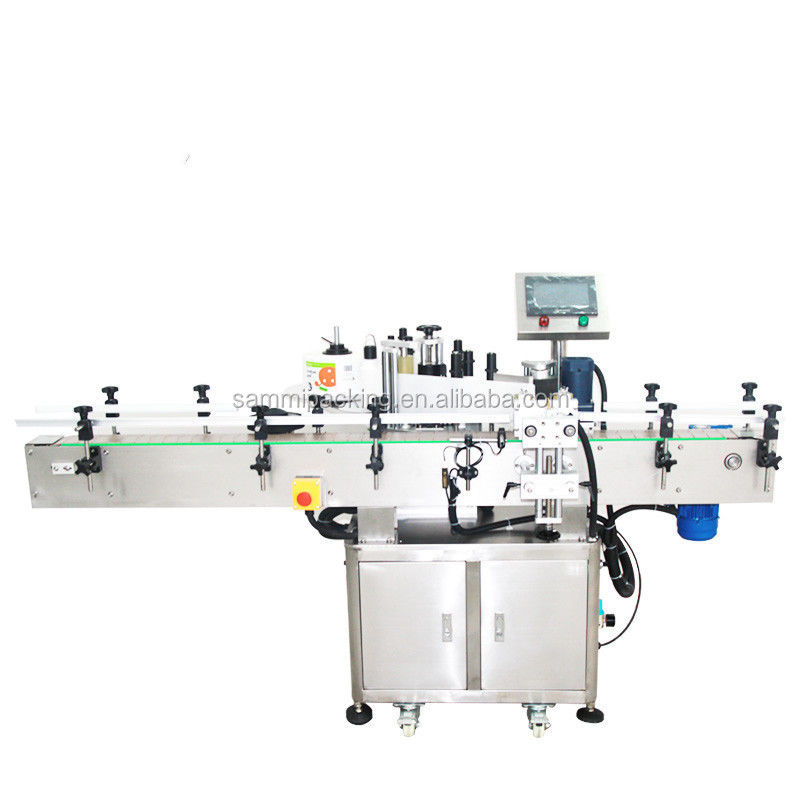 Kleefstof pot fles metalen kan etikettering applicator machine voor plastic fles etiketten