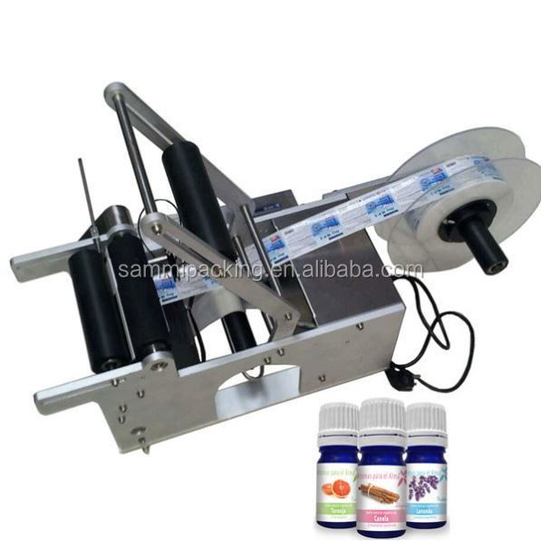 Ronde fles semi-automatische etiketteringsmachine elektrisch aangedreven type