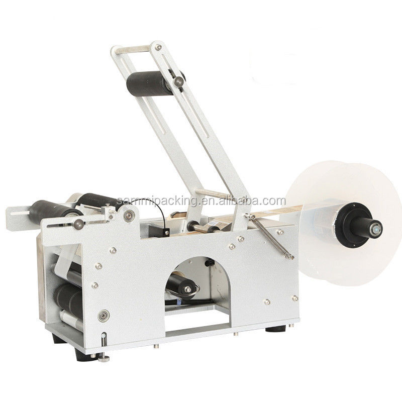Ronde fles semi-automatische etiketteringsmachine elektrisch aangedreven type