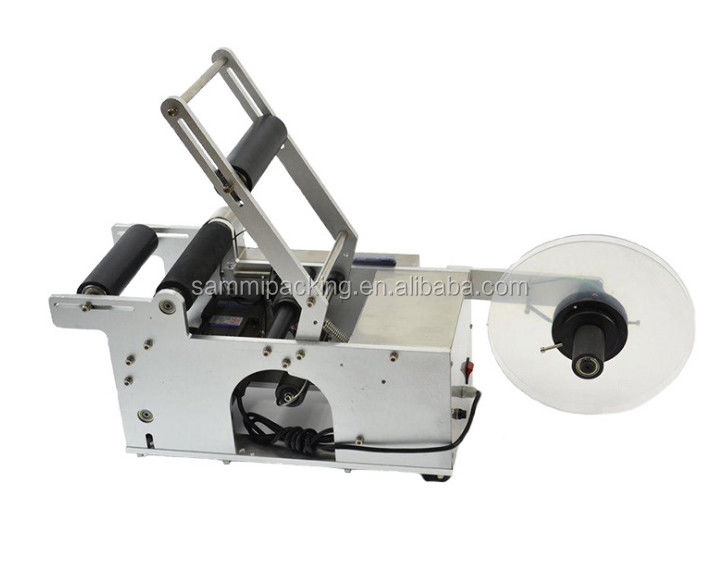 Ronde fles semi-automatische etiketteringsmachine elektrisch aangedreven type