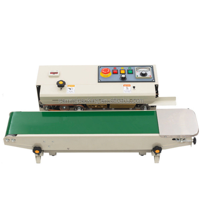 Semi-Auto Verticale Afdichtmachine, Continuous Band Sealer Machine voor kleine voedselzakken