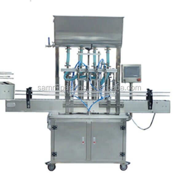 Automatische cosmetische vloeistof vul- en verpakkingsmachine Shampoo Body Lotion Paste Fles vul- en deksellabelmachine