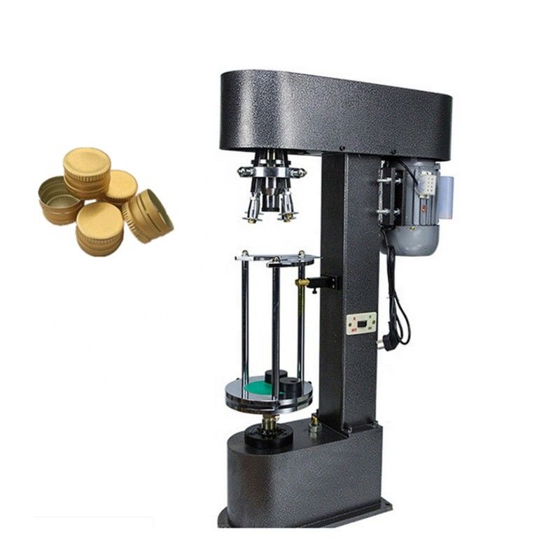 Hoge precisie semi-automatische Ropp Capping Machine voor wijn Whisky flessen Aluminium deksel