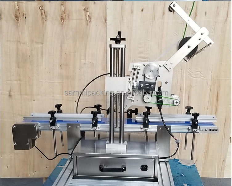 Automatische Desktop Flat Surface Box Bottle Cap Self Adhesive Sticker Labeling Machine Applicator