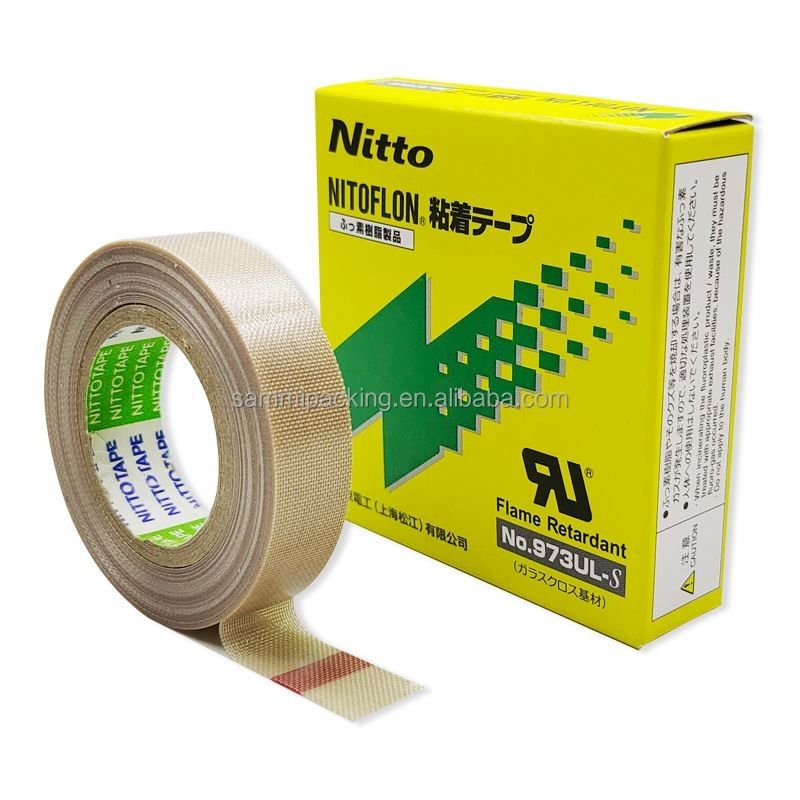 Nitto 973UL Nitto 903 PTFE glasvezel tape Film tape voor afdichting Nitto tape 0,13 mm × 13 mm × 10 m 973UL-S