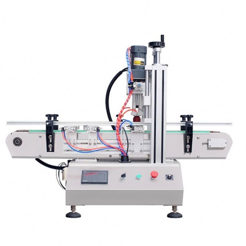 Plastic Trigger Automatic Bottle Capping Machine Tabletop Type Voor spuitkappen
