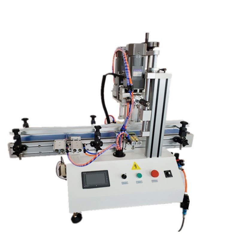 Plastic Trigger Automatic Bottle Capping Machine Tabletop Type Voor spuitkappen