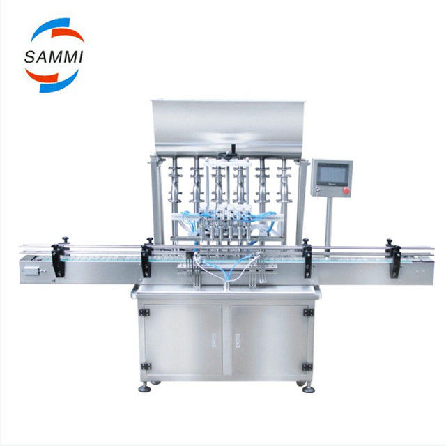 Automatische productiemachine Fles Vloeistofvullen Deksel Etiketteringslijn Roestvrij staal Olie vulmachine Lip olie melk