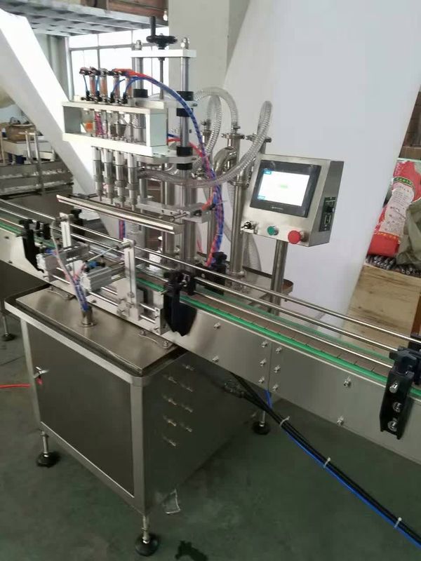 Automatische 4 koppen vloeistof vulmachine flessenlijn vulmachine voor productielijn