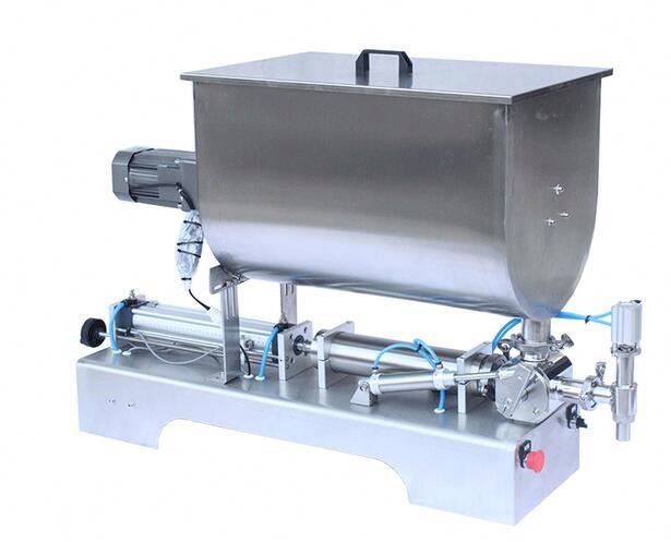 Vloeibare pasta vulmachine met mixer U-type hopper