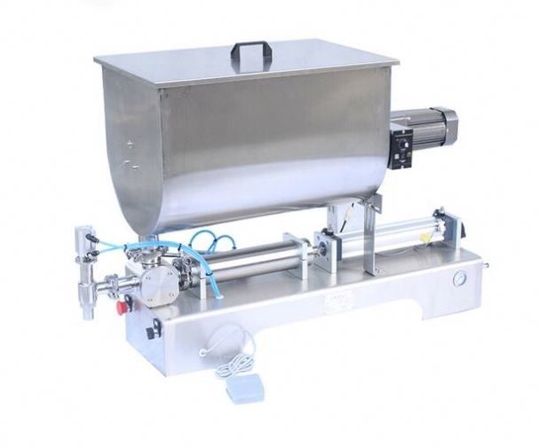 Vloeibare pasta vulmachine met mixer U-type hopper