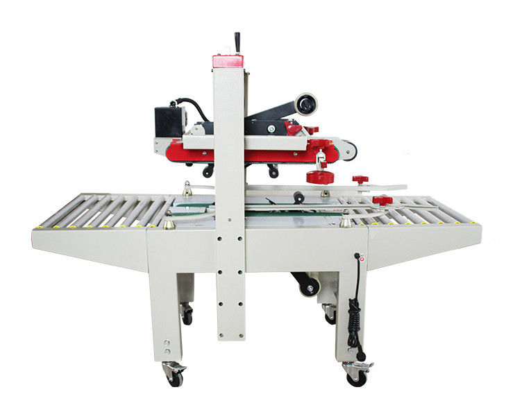 Fxj-6050 half-automatische tape karton doos afdichter doos hoes afdichter taping afdichting machine