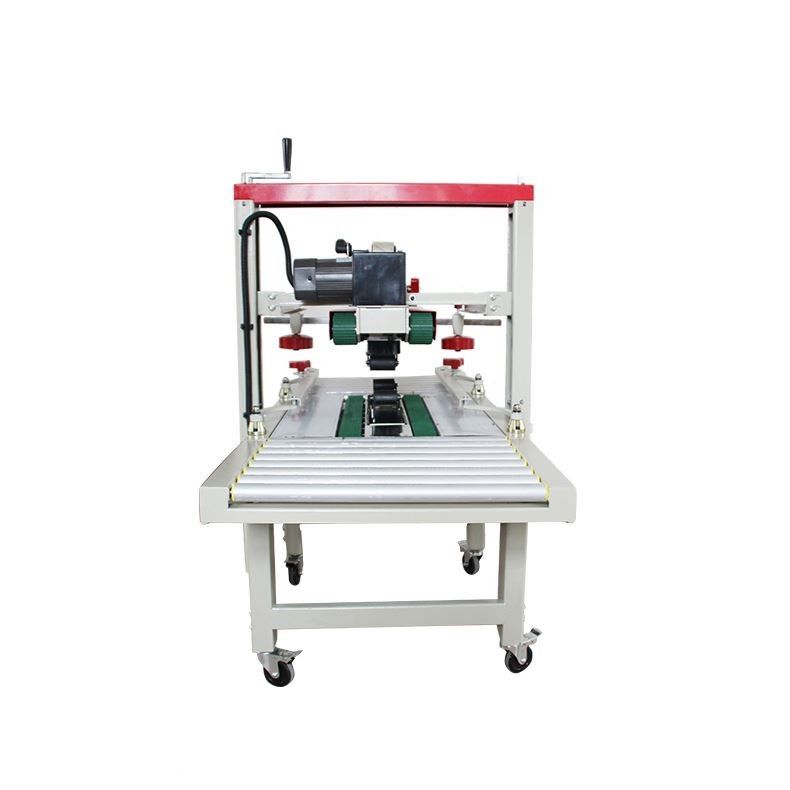 Fxj-6050 High Speed Verstelbare Top Bottom Tape Elektrisch Stabiel Automatische Dozen Dozen Doos Sealer Dozen Carton Sealing Machine