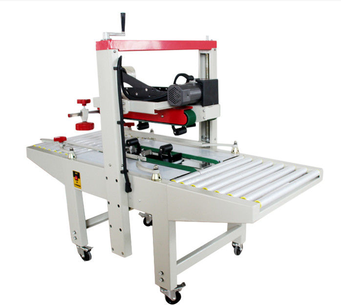 Fxj-6050 half-automatische tape karton doos afdichter doos hoes afdichter taping afdichting machine