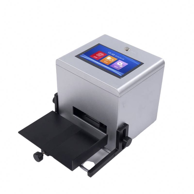 Static Date Code Inkjet Printer Machine Intelligent met 5 inch kleuren scherm