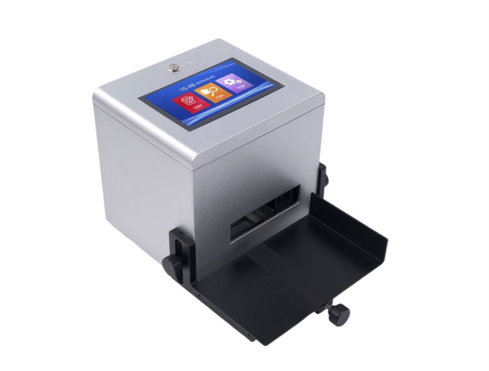 Static Date Code Inkjet Printer Machine Intelligent met 5 inch kleuren scherm
