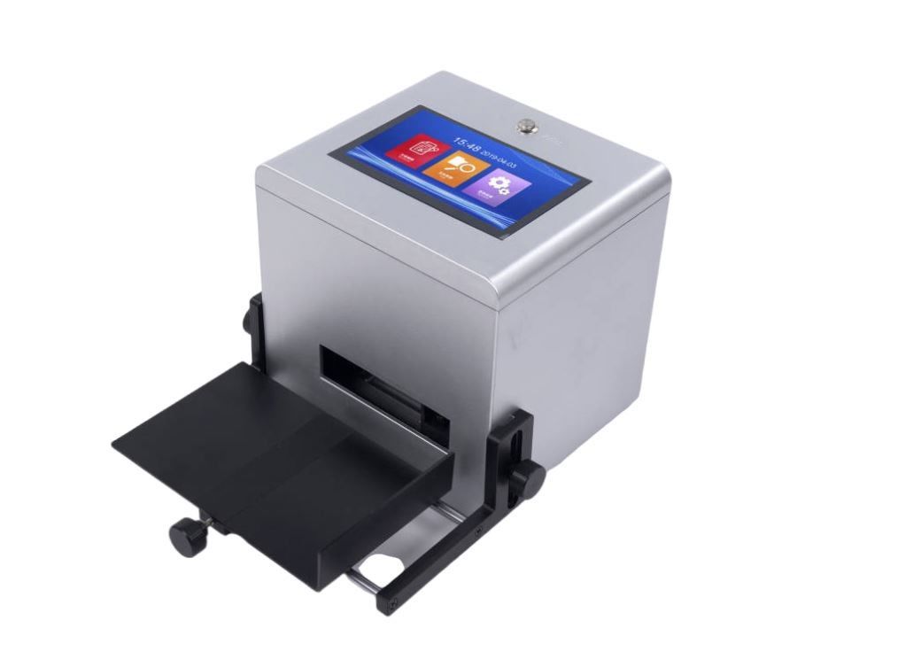 Static Date Code Inkjet Printer Machine Intelligent met 5 inch kleuren scherm