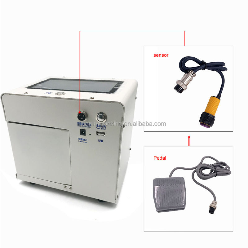 Plastic Bag Bottle Desktop Static Manual Mfg Exp Digitale Bar QR Datum Code Inkjet Printer Vervaldatum Batch Coder