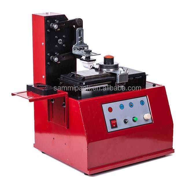 Desktop Ink Pad Datum Code Printer Voor Fles Metalen Karton Doos TDY-300