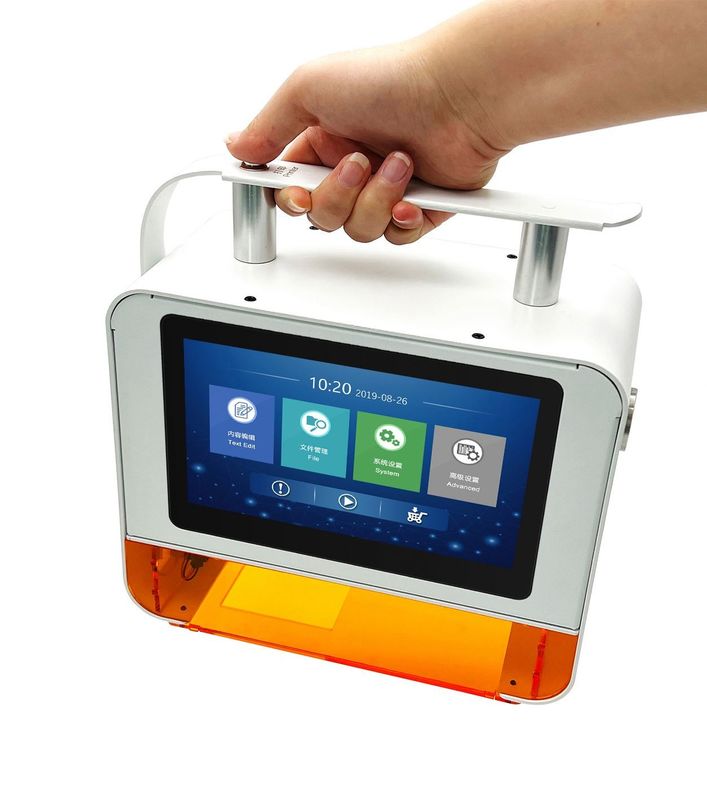 220V 50HZ Handheld Laser Marking Machine Voor Vervaldatum Batch Code QR Code