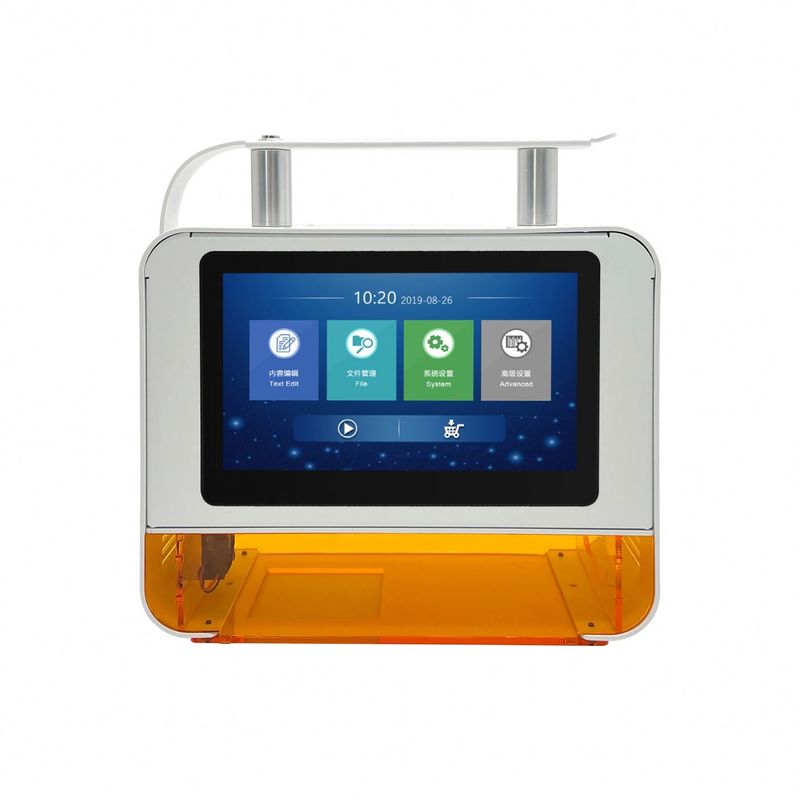 220V 50HZ Handheld Laser Marking Machine Voor Vervaldatum Batch Code QR Code