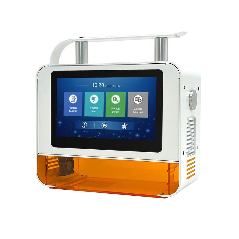 220V 50HZ Handheld Laser Marking Machine Voor Vervaldatum Batch Code QR Code