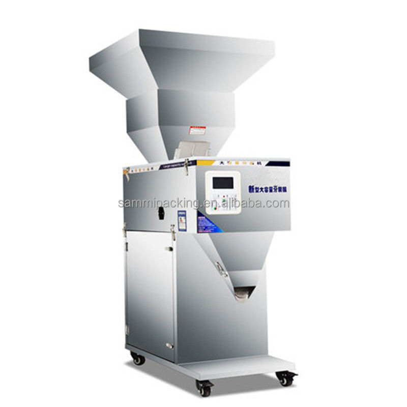 100-2500g semi-automatische poedervulmachine voor handige verpakkingen van koffie en specerijen