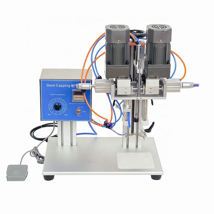 Semi-Automatische Desktop Twist Off Spray Trigger Pump Dropper Plastic Screw Lid Capping Machine Sluitmachine