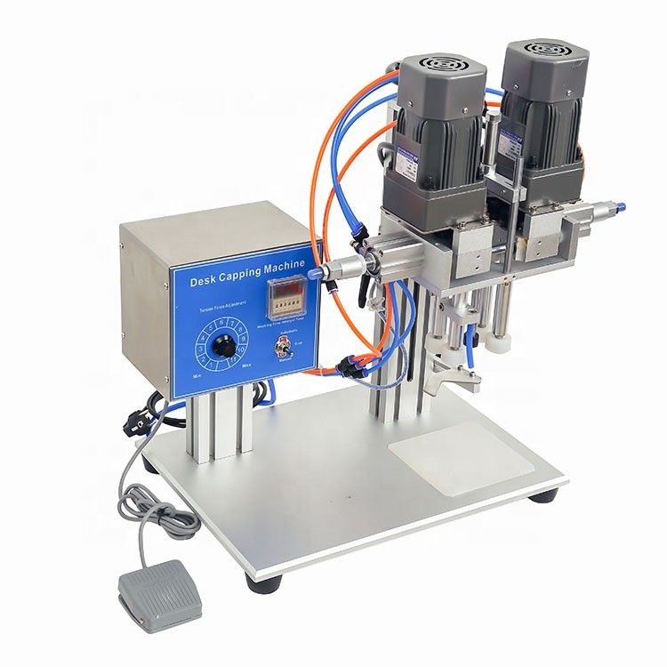Semi-Automatische Desktop Twist Off Spray Trigger Pump Dropper Plastic Screw Lid Capping Machine Sluitmachine