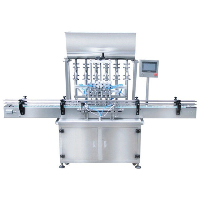 Automatische cosmetische vulmachine met dop voor lineaire plastic glasfles kan pot pasta vloeibare room honingjam