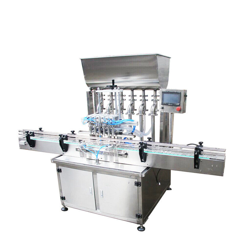 Automatische cosmetische vulmachine met dop voor lineaire plastic glasfles kan pot pasta vloeibare room honingjam