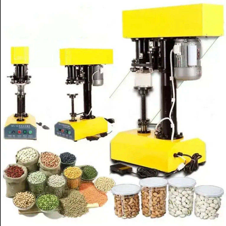 TDFJ-160 Can Seamer sluiting tonijn pasta tin Pet Aluminium Can Sealing Sewing Machine