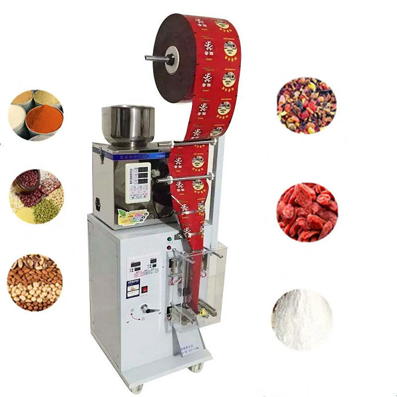 Automatische 1-50G Dry Power Filling Hardware Nut Automatische poeder thee specerijen afdichting verpakkingsmachine