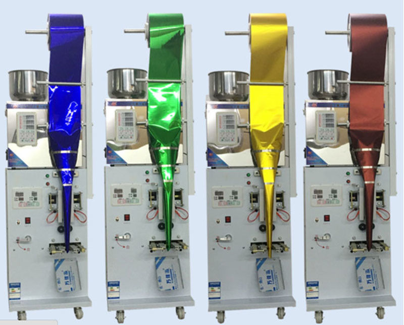 Voedsel Koffiebonen Graan Automatische Weegmachine Verpakkingsmachine Poederzak Driezijdige zegelvulmachine Met datumprinter