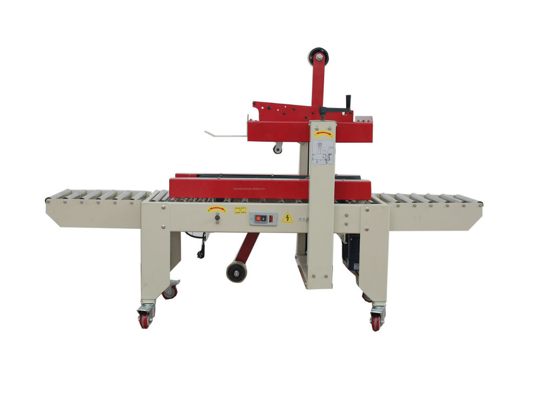 FXJ-4030 semi-automatische linker- en rechter aandrijving gordelband doos karton afdichtmachine