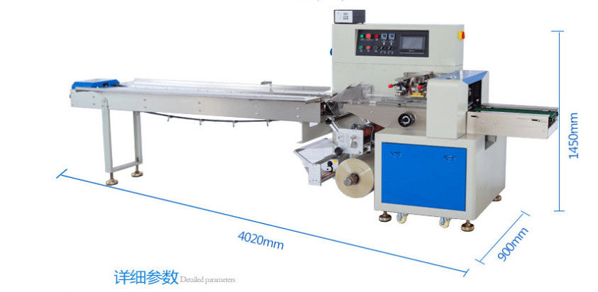 2024 Kussensak Wafer Automatische verpakkingsmachine voor voedsel