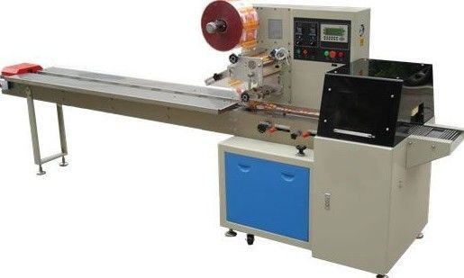 Horizontale koekjescracker stroomafpakkingsmechanisme met kussen voor chocolade-kaasbrood