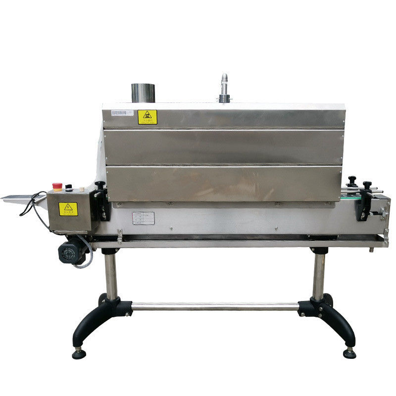 Automatische verwarmingsfles krimpen mouw etikettering machine krimpen mouw applicator met stoom tunnel