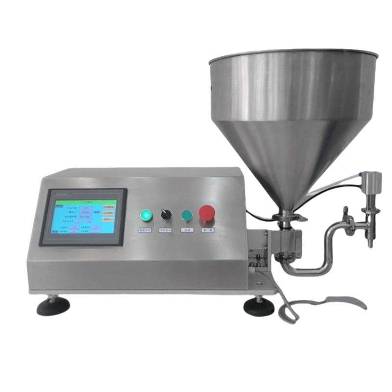 Semi-automatische draaibare servo-lobe rotor tandwielpomp zuiger dikke olie crème pasta vulmachine dispenser voor dikke vloeistoffen