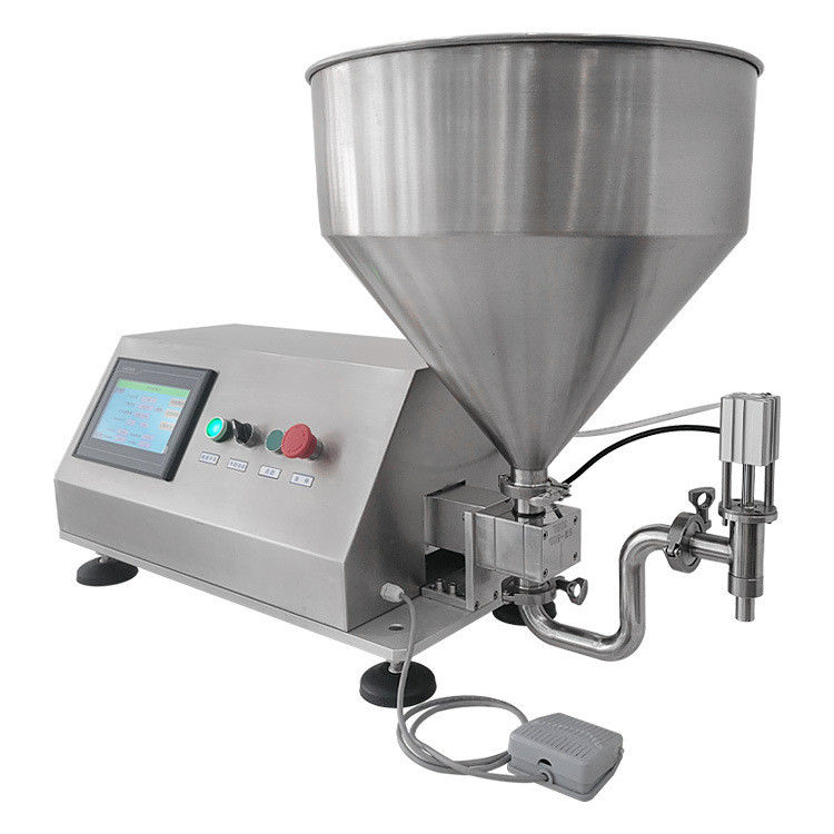 Semi-automatische draaibare servo-lobe rotor tandwielpomp zuiger dikke olie crème pasta vulmachine dispenser voor dikke vloeistoffen