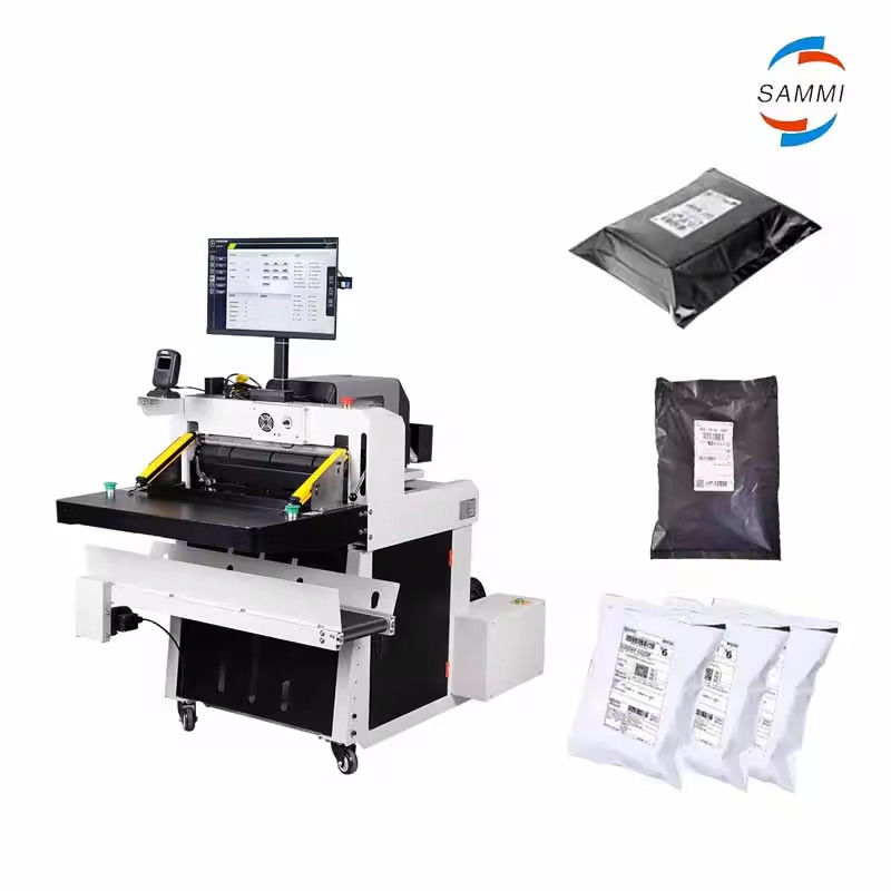 Volledig automatische milieuvriendelijke koerierverpakkingsmachine Multifunctioneel postzakmachine PLC-motor