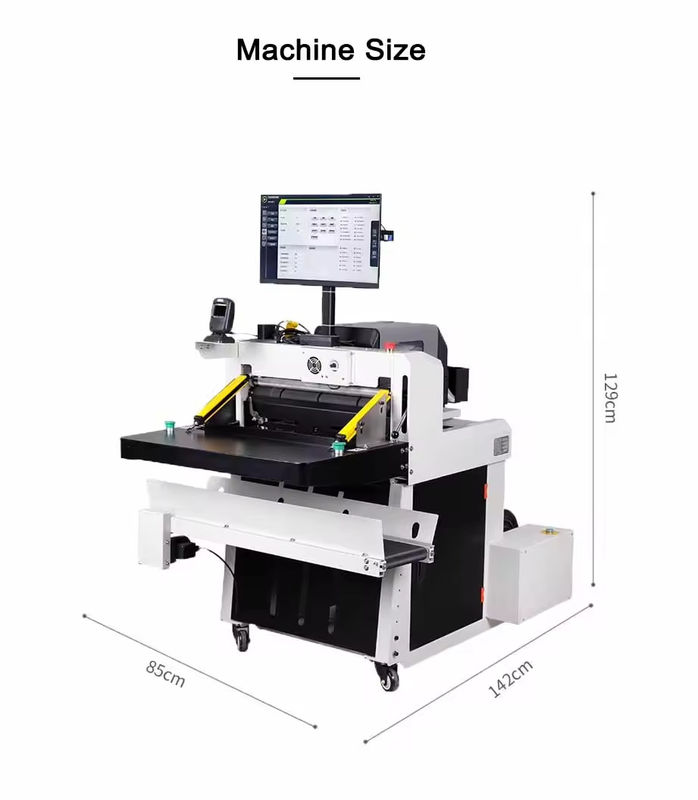 Automatisch scannen Barcode Printing Express Sheet PE Roll Bags Bagging Sticking Labels Sealing Packaging Machine