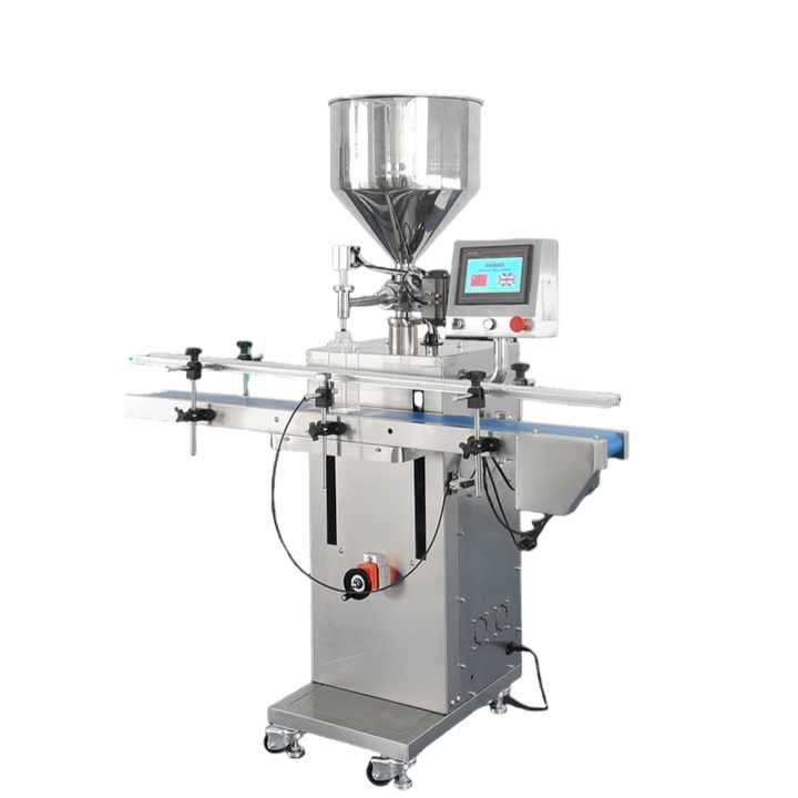 Automatische servomotor Viskose Liquid Jam Jar Cosmetica Body Cream Flasche Paste Piston Pump Filling Machine