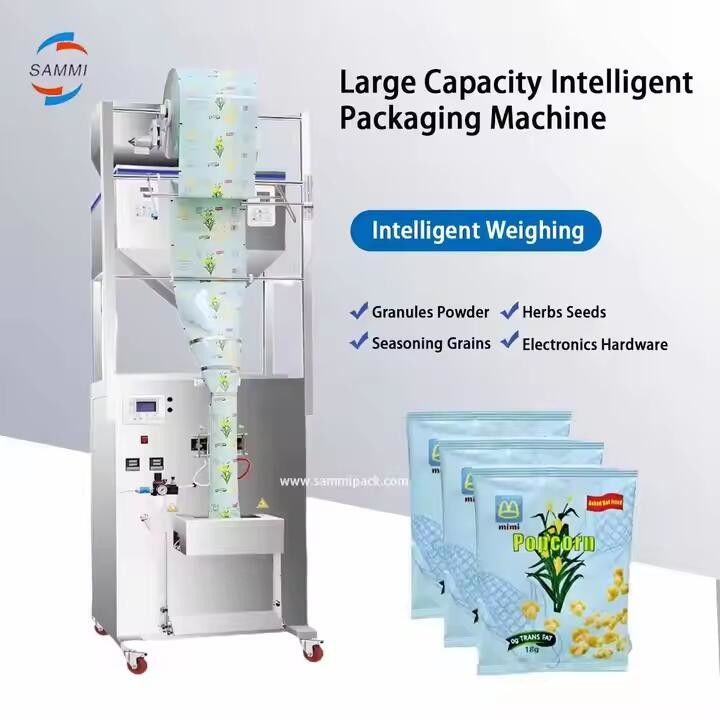 Semi-automatische twee koppen grote gewicht vulmachine verpakkingsmachine voor sojabonen granen zaden meststof poeder zak