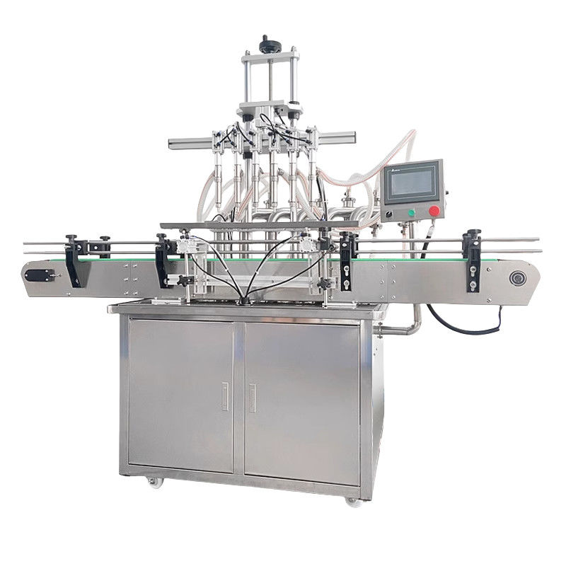 Automatische productiemachine Fles Vloeistof vullen Deksel Etiketteringslijn Roestvrij staal olie vulmachine Lip olie melk karton